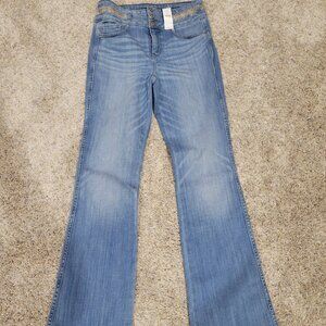 White House Black Market jeans - print detail at top - size 2